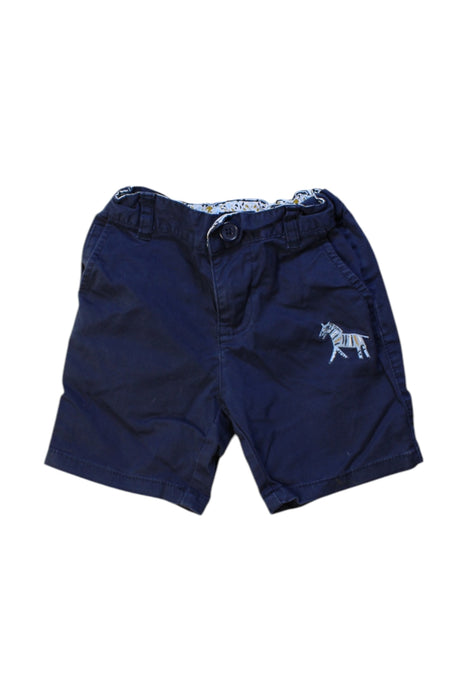 A Navy Shorts from DPAM in size 3T for boy. (Front View)
