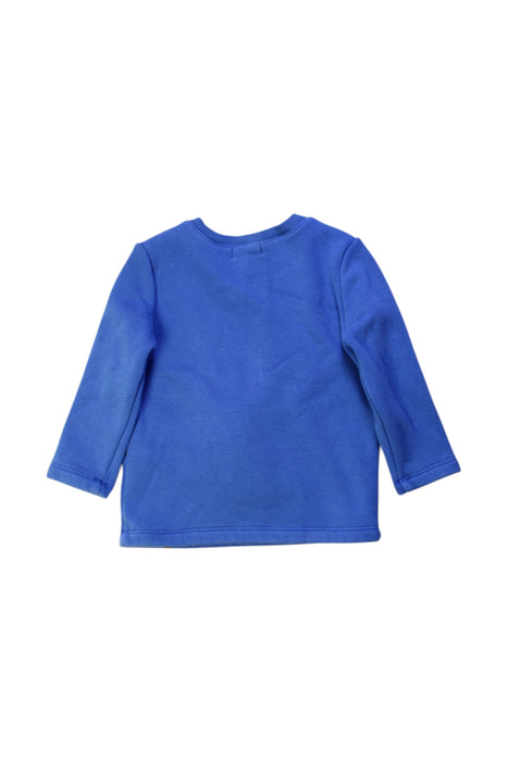 A Blue Long Sleeve Tops from Momonittu in size 2T for boy. (Back View)
