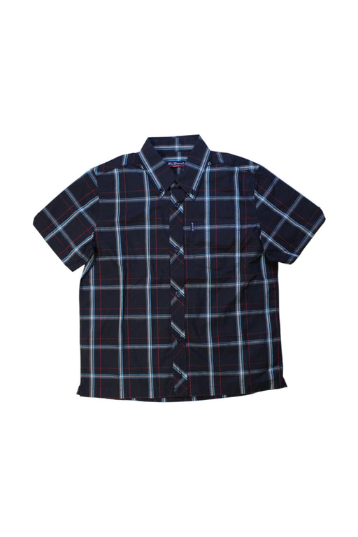 A Blue Short Sleeve Shirts from Ben Sherman in size 7Y for boy. (Front View)