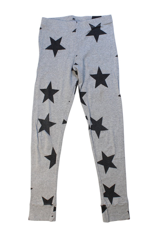 A Grey Leggings from Nununu in size 6T for girl. (Front View)