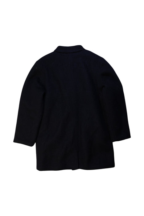 A Black Coats from Tang'Roulou in size 8Y for girl. (Back View)