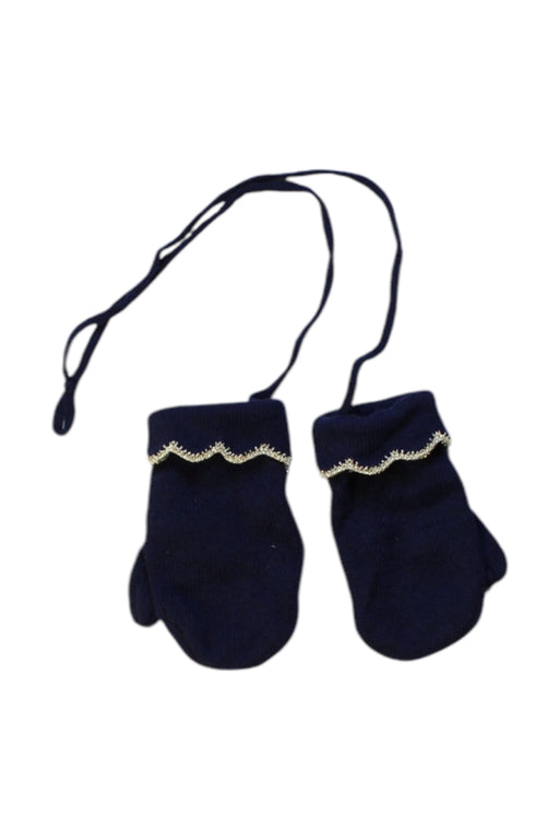 A Navy Gloves & Mittens from Jacadi in size 2T for girl. (Front View)