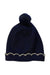 A Navy Winter Hats from Jacadi in size O/S for girl. (Front View)