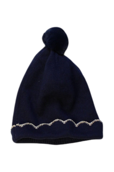 A Navy Winter Hats from Jacadi in size O/S for girl. (Back View)