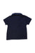 A Navy Short Sleeve Polos from Petit Bateau in size 3T for boy. (Back View)