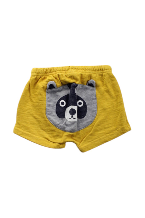 A Yellow Shorts from Seed in size 6-12M for neutral. (Back View)