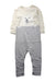 A Beige Long Sleeve Rompers from Seed in size 12-18M for neutral. (Front View)