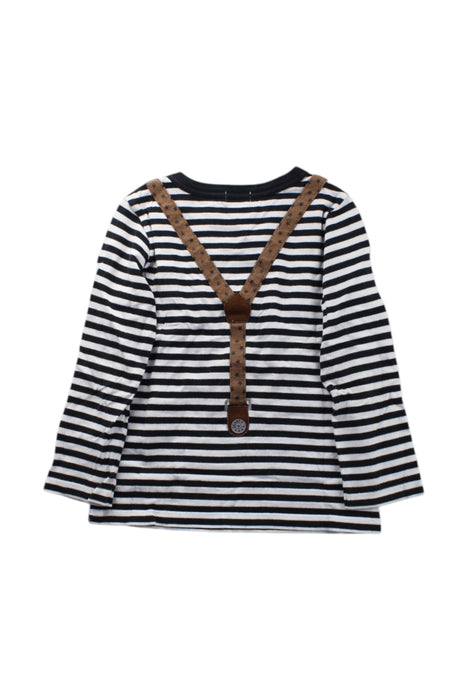 A Black Long Sleeve Tops from Miki House in size 4T for neutral. (Back View)