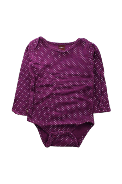 A Purple Long Sleeve Bodysuits from Tea in size 12-18M for neutral. (Front View)