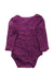 A Purple Long Sleeve Bodysuits from Tea in size 12-18M for neutral. (Back View)