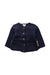 A Navy Puffer/Quilted Jackets from Cyrillus in size 12-18M for girl. (Front View)
