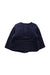 A Navy Puffer/Quilted Jackets from Cyrillus in size 12-18M for girl. (Back View)