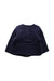 A Navy Puffer/Quilted Jackets from Cyrillus in size 12-18M for girl. (Back View)