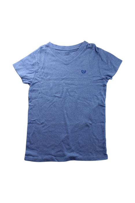 A Blue Short Sleeve T Shirts from Chickeeduck in size 12Y for neutral. (Front View)