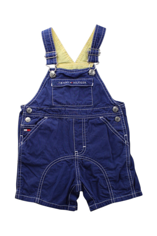 A Navy Overall Shorts from Tommy Hilfiger in size 18-24M for neutral. (Front View)