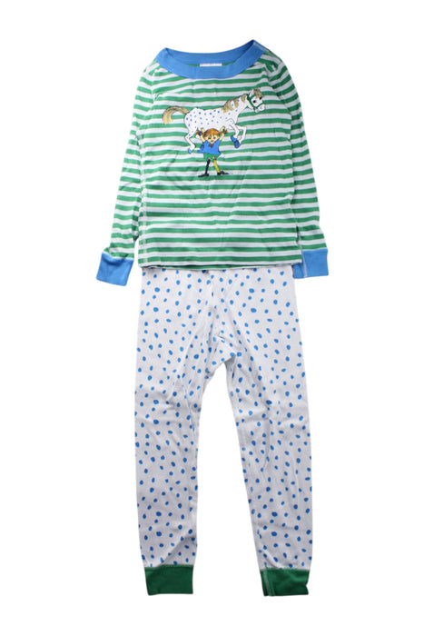 A Multicolour Pyjama Sets from Hanna Andersson in size 4T for neutral. (Front View)