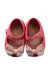 A Pink Flats from Mini Melissa in size 3-6M for girl. (Back View)