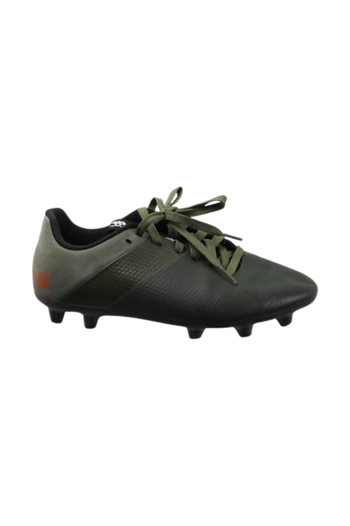 A Green Cleats/Soccer Shoes from Canterbury in size 12Y for neutral. (Front View)