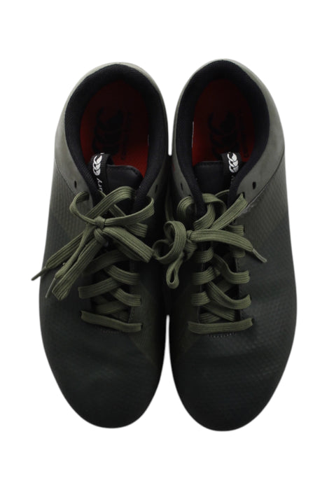 A Green Cleats/Soccer Shoes from Canterbury in size 12Y for neutral. (Back View)