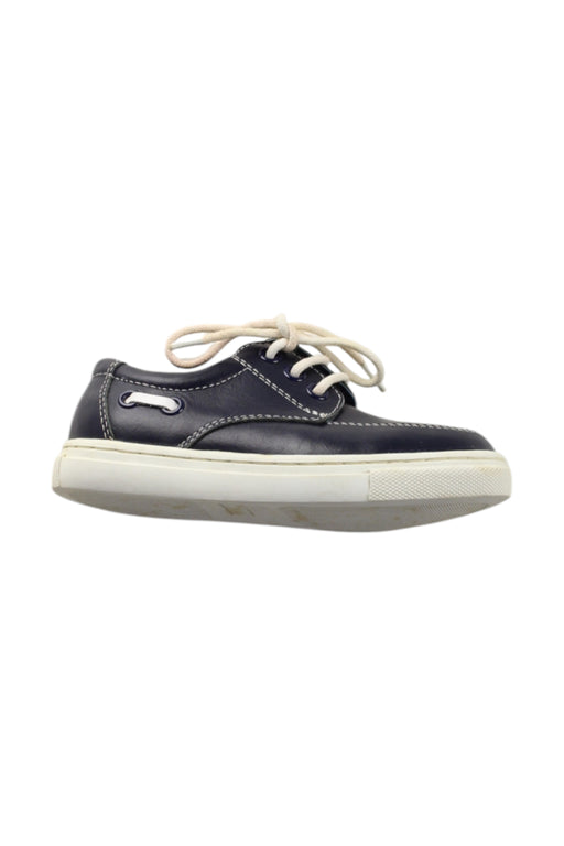 A Navy Loafers & Moccasins from Nicholas & Bears in size 3T for neutral. (Front View)