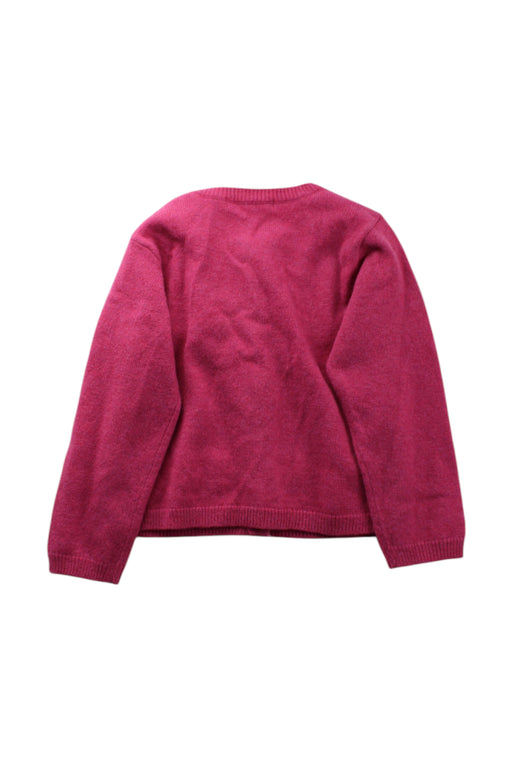 A Pink Cardigans from Familiar in size 4T for girl. (Back View)
