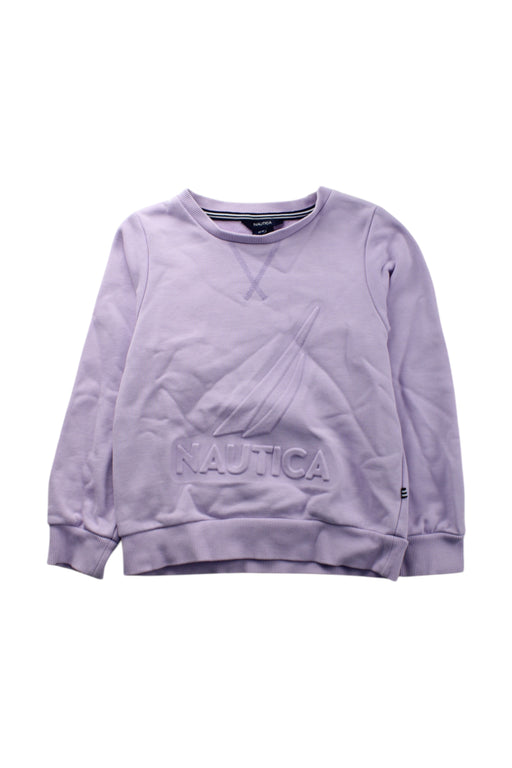 A Purple Sweatshirts from Nautica in size 5T for neutral. (Front View)