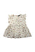A Multicolour Short Sleeve Dresses from Velveteen in size 6T for girl. (Front View)