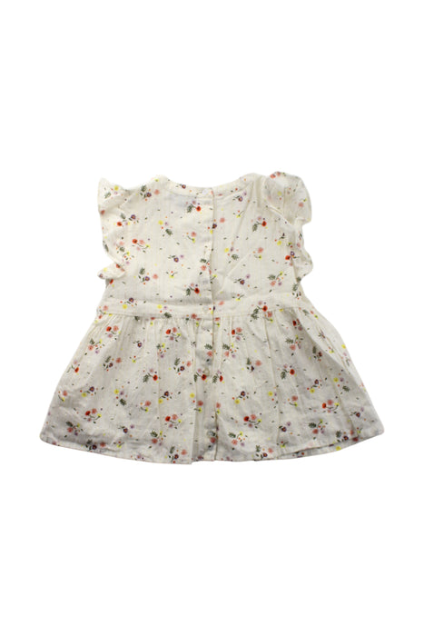 A Multicolour Short Sleeve Dresses from Velveteen in size 6T for girl. (Back View)