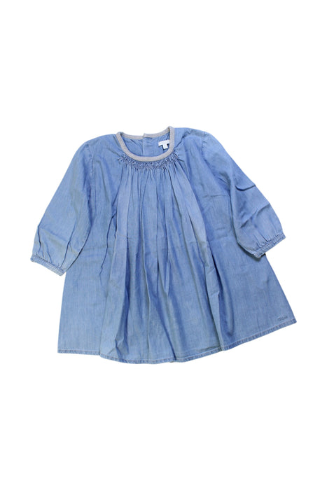 A Blue Long Sleeve Dresses from Chloe in size 2T for girl. (Front View)