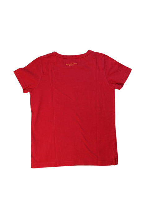 A Red Short Sleeve T Shirts from Shanghai Tang in size 6T for girl. (Back View)