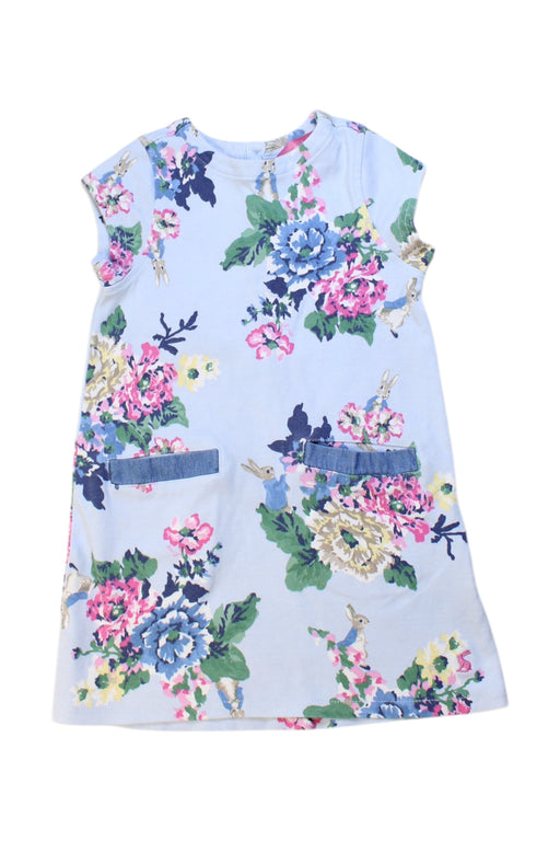A Multicolour Sleeveless Dresses from Joules in size 3T for girl. (Front View)