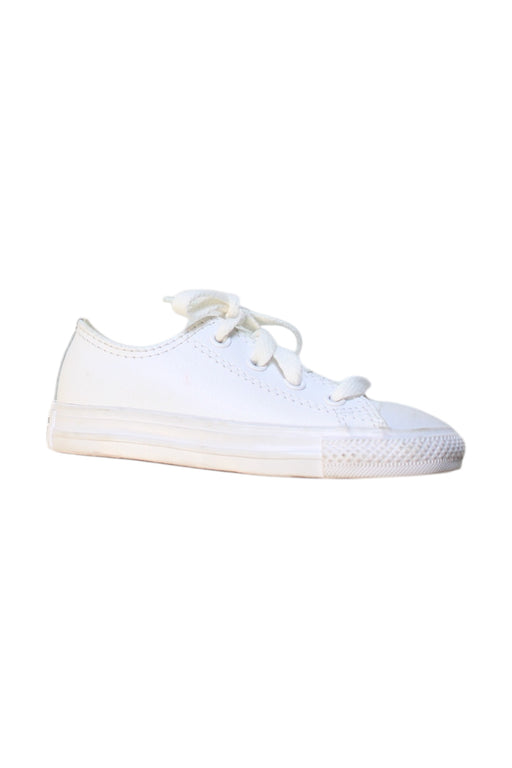 A White Sneakers from Converse in size 18-24M for neutral. (Front View)