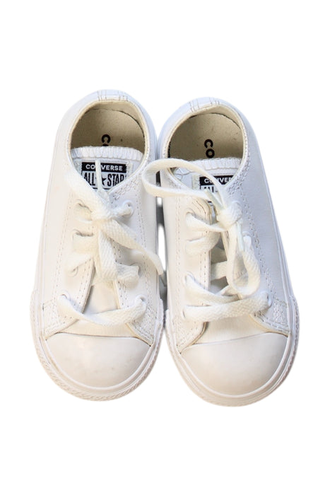 A White Sneakers from Converse in size 18-24M for neutral. (Back View)
