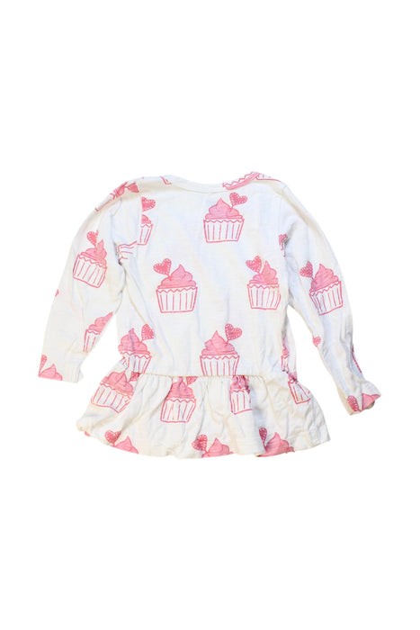A Pink Long Sleeve Dresses from Monica + Andy in size 2T for girl. (Back View)