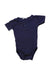 A Navy Short Sleeve Bodysuits from Jamie Kay in size Newborn for neutral. (Front View)