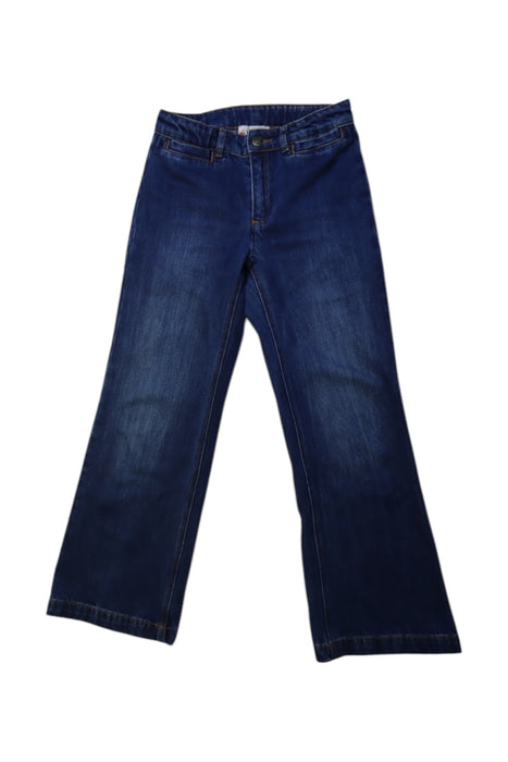 A Navy Jeans from Bonpoint in size 10Y for girl. (Front View)