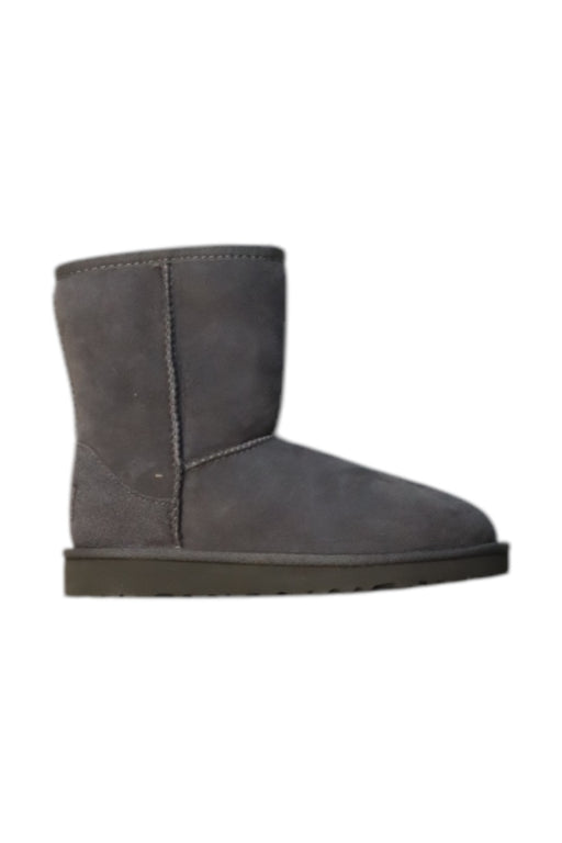 A Grey Booties from UGG in size 6T for girl. (Front View)
