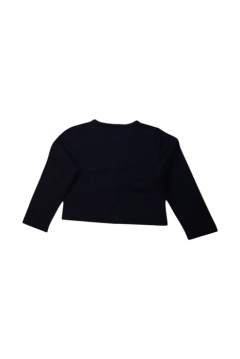 A Navy Cardigans from Familiar in size 2T for girl. (Back View)