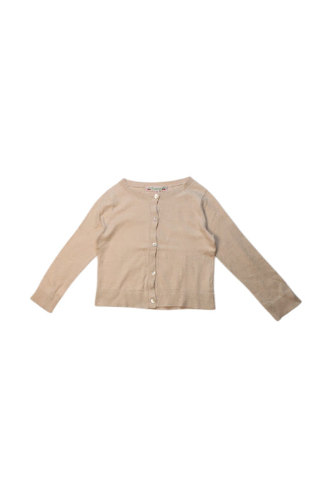 A Beige Cardigans from Bonpoint in size 3T for girl. (Front View)