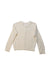A White Cardigans from Bonpoint in size 3T for girl. (Back View)