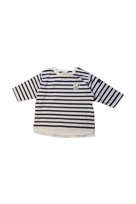 A Navy Long Sleeve T Shirts from Petit Main in size 18-24M for neutral. (Front View)