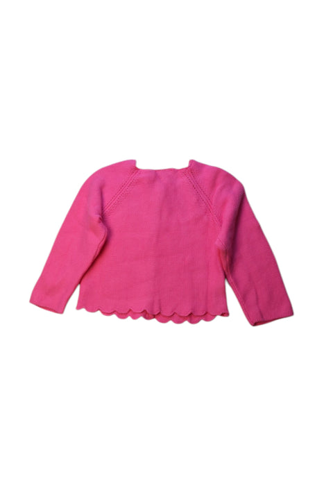 A Pink Cardigans from Jacadi in size 3T for girl. (Back View)