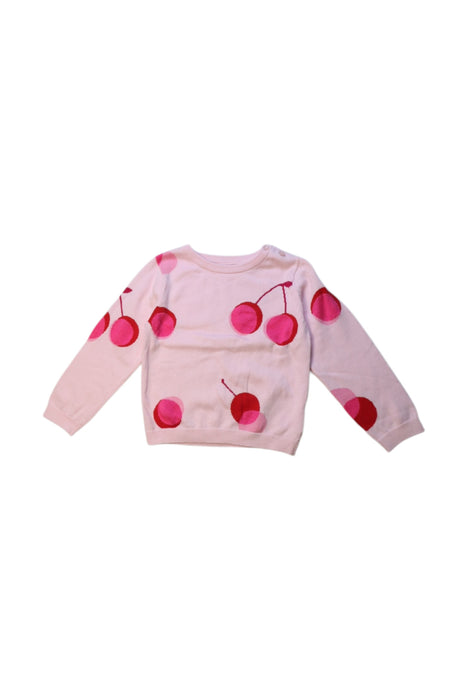A Pink Long Sleeve Tops from Jacadi in size 2T for girl. (Front View)