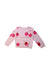 A Pink Long Sleeve Tops from Jacadi in size 2T for girl. (Front View)