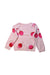 A Pink Long Sleeve Tops from Jacadi in size 2T for girl. (Back View)