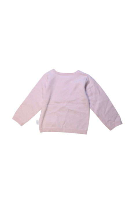 A Pink Long Sleeve Tops from Jacadi in size 2T for girl. (Back View)