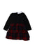 A Black Skirt Sets from Petit Main in size 2T for girl. (Back View)