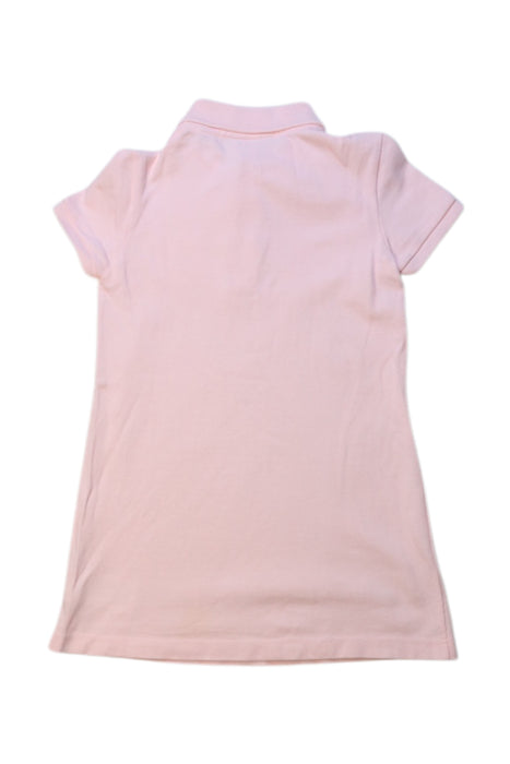 A Pink Short Sleeve Dresses from Lacoste in size 3T for girl. (Back View)