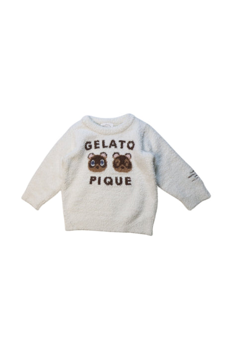 A White Sweatshirts from Gelato Pique in size 18-24M for girl. (Front View)
