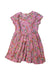 A Multicolour Short Sleeve Dresses from Jojo Maman Bébé in size 3T for girl. (Front View)